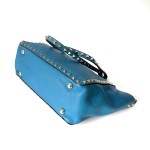 Valentino Garavani Rockstud Grainy Leather Tote Bag